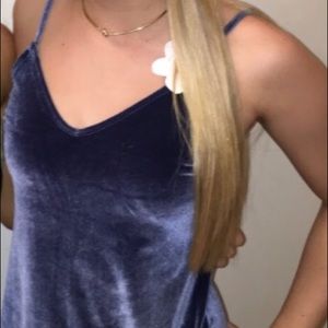 Blue Velvet dress